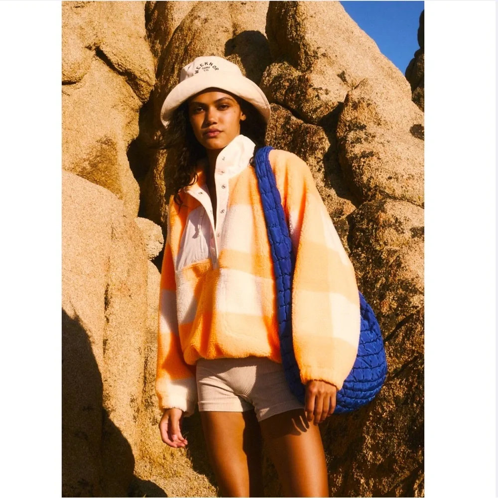 Free People FP Movement Hit The Slopes Rocky Ridge Printed Pullover - Picture 8 of 8